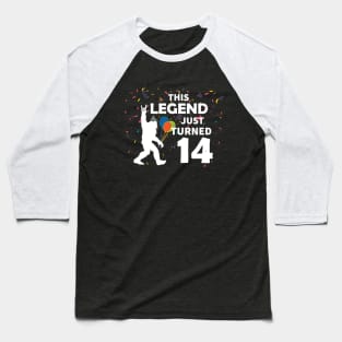 This legend just turned 14 a great birthday gift idea Baseball T-Shirt